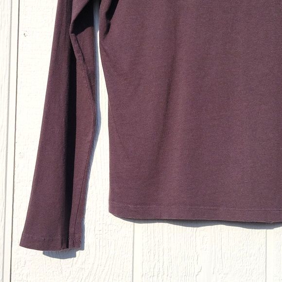 BELLA Brown Long Sleeved Cotton Kahlua Skier Shirt size Large - Picture 9 of 15